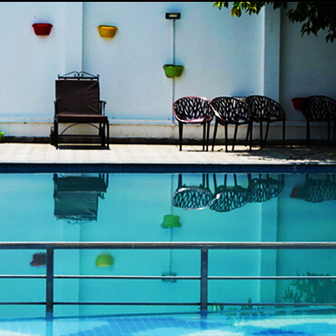 In-house Swimming Pool & lawn